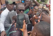 A scuffle broke out as EOCO attempted to arrest lawyer Nana Agyei Baffour Awuah while he was in court seeking bail for the nurse.